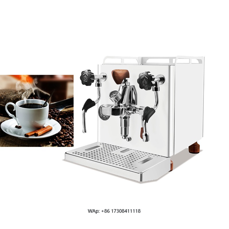 Coffee Equipment For Espresso Machine - เครื่องชงกาแฟเอสเพรสโซเชิงพาณิชย์พร้อมอุปกรณ์ครบครัน พร้อมระบบไอน้ำ สำหรับทำมัคคิอาโตแบบอิตาเลียน กึ่งอัตโนมัติ เหมาะสำหรับใช้ในสำนักงาน ขนาดใหญ่