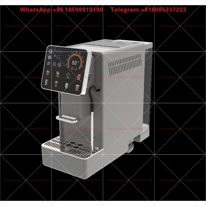 Coffee Equipment For Espresso Machine - เครื่องชงกาแฟเอสเพรสโซ่อัตโนมัติอัจฉริยะ พร้อมท่อดูดนม สำหรับชงกาแฟระดับมืออาชีพที่บ้านและที่ทำงาน