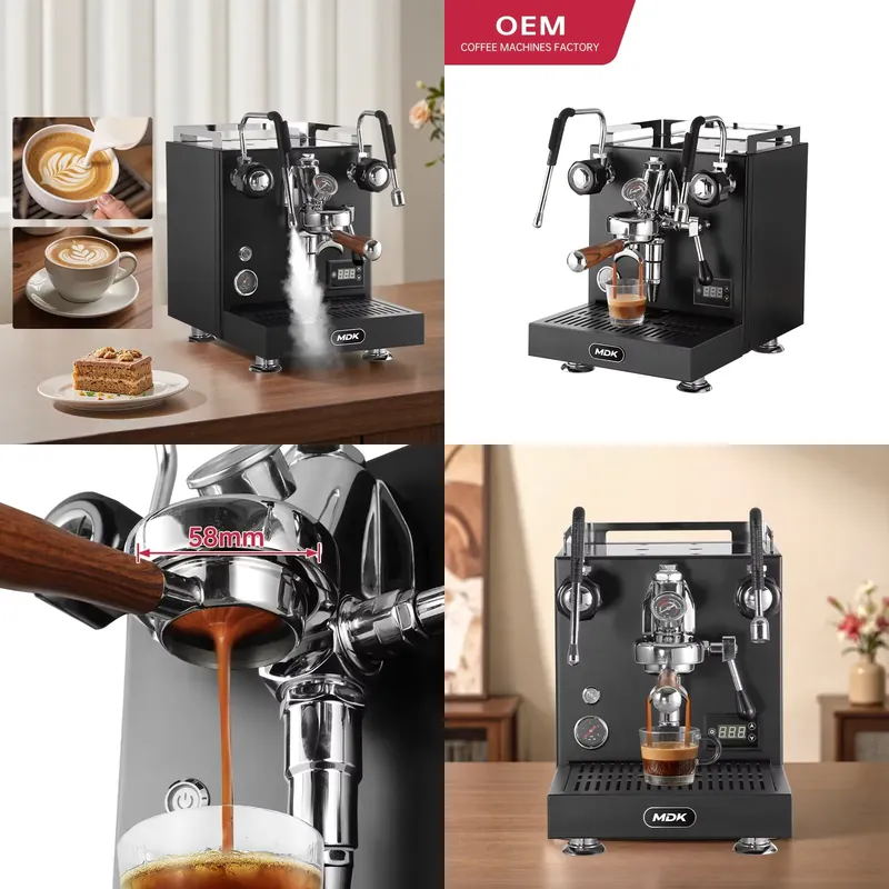 Coffee Equipment For Espresso Machine - เครื่องชงกาแฟเอสเพรสโซแบบกึ่งอัตโนมัติ E61 Group Head สำหรับใช้ในบ้าน สำนักงาน