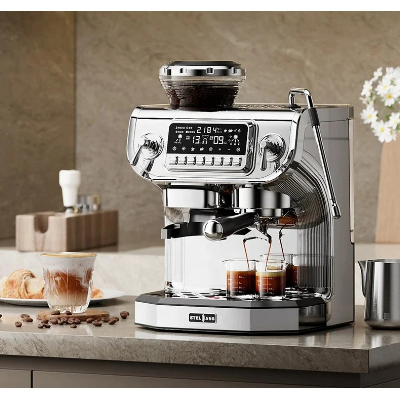 Coffee Equipment For Espresso Machine - เครื่องชงกาแฟอัตโนมัติสแตนเลส PANCERKA อุปกรณ์ทำลาเต้และเอสเพรสโซเชิงพาณิชย์