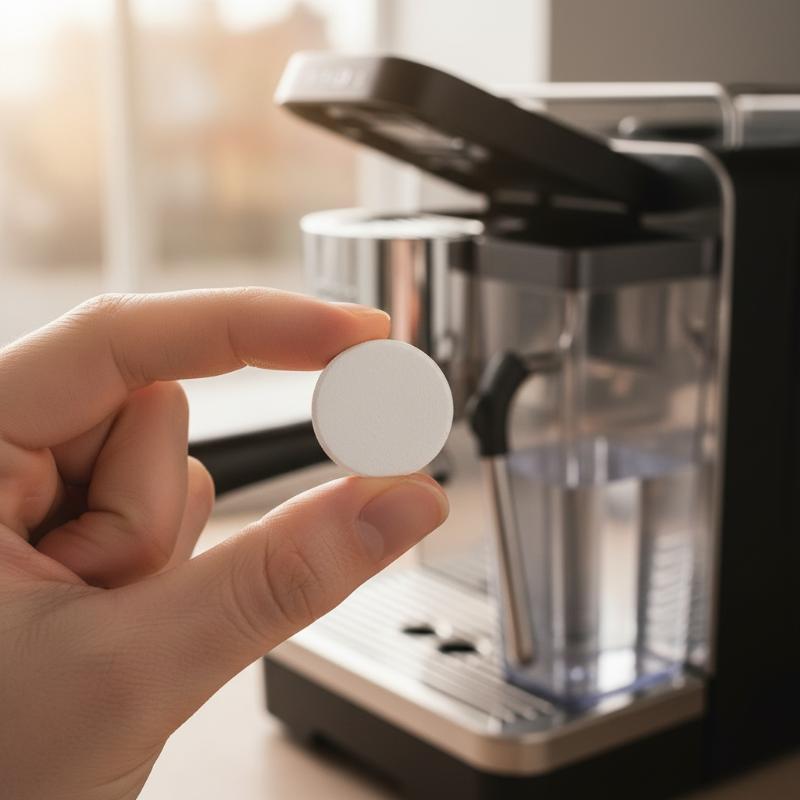 Coffee Equipment For Espresso Machine - แท็บเล็ตขจัดคราบตะกรันเครื่องชงกาแฟแบบใช้ในบ้าน ชุด 8 ชิ้น สำหรับทำความสะอาดเครื่องชงเอสเพรสโซ ทำความสะอาดอุปกรณ์ชงกาแฟอย่างมีประสิทธิภาพ