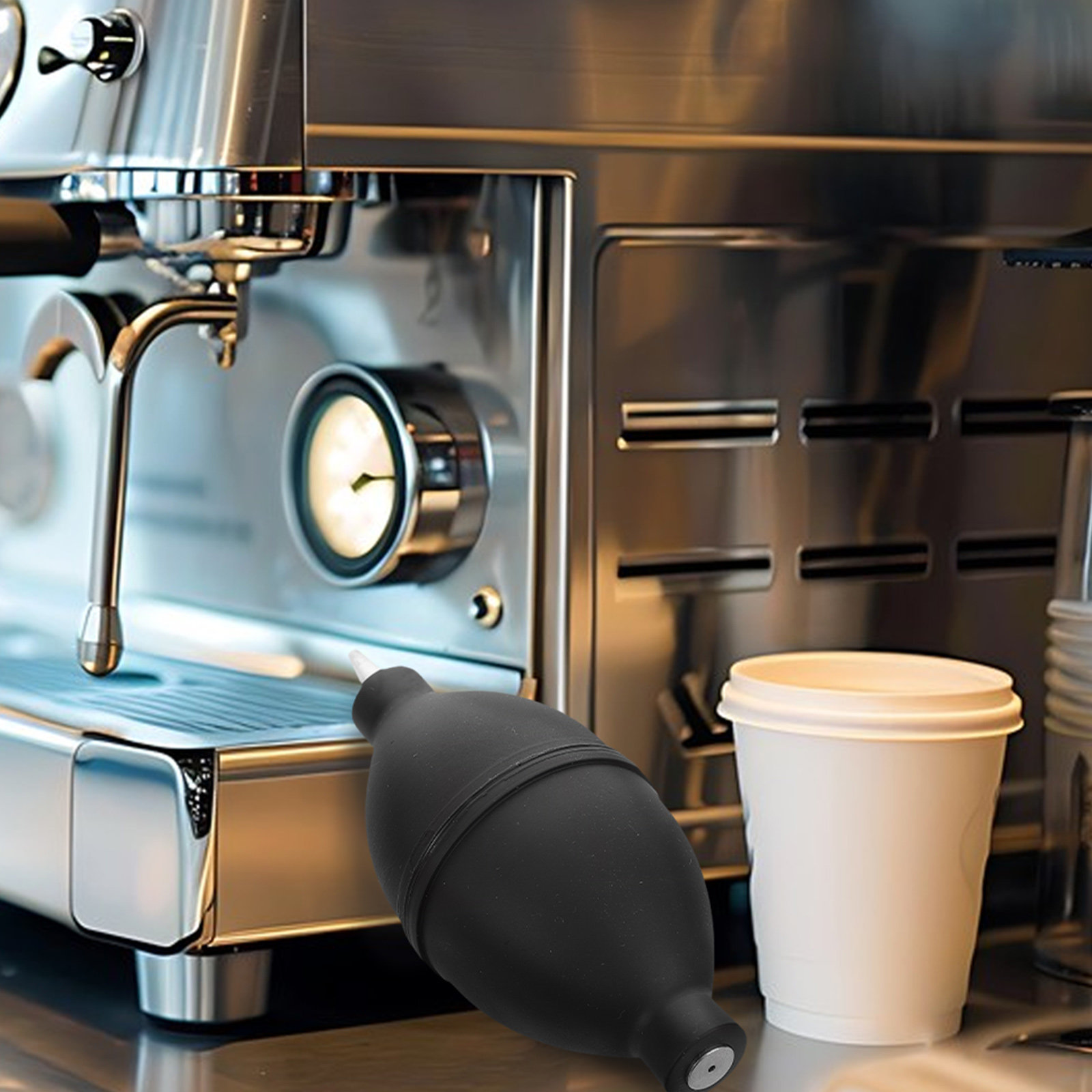Coffee Equipment For Espresso Machine - เครื่องเป่าลมแบบแมนนวลความแม่นยำสูงสำหรับทำความสะอาดอุปกรณ์กาแฟ กำจัดฝุ่นผงกาแฟจากเครื่องบดและเครื่องชงเอสเพรสโซขนาดเล็ก