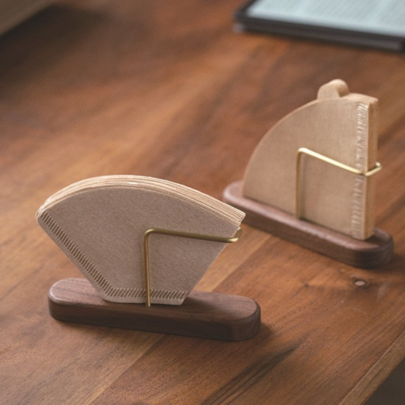 ที่วางกรองกาแฟวอลนัทและทองเหลื - Coffee Equipment V60 บทวิจารณ์และราคา
